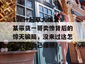 17c一起草大爆发！某带货一哥卖惨背后的惊天骗局，没来过这怎么敢说自己懂梗？